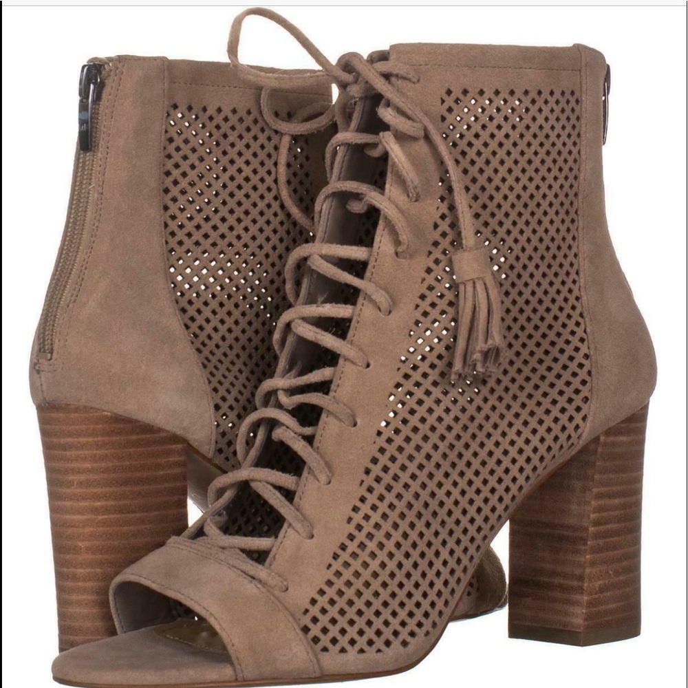 Marc Fisher Lace up Sandal Bootie Shaini